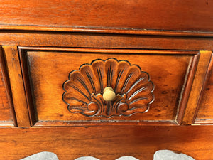 A Carved Mahogany Philadelphia Chippendale Style Lowboy