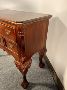 A Carved Mahogany Philadelphia Chippendale Style Lowboy