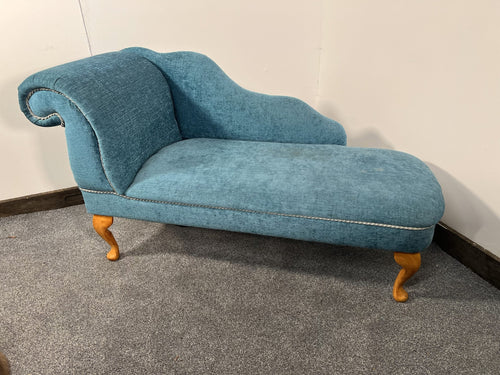 A Chaise Longue Window Seat Upholstered In Fabulous Rich Fabric