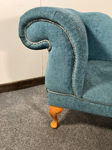 A Chaise Longue Window Seat Upholstered In Fabulous Rich Fabric