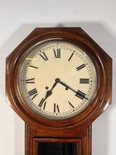 Load image into Gallery viewer, A Late Nineteenth Century American Ansonia Walnut Drop Dial Wall Clock