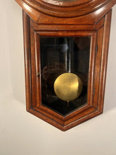 Load image into Gallery viewer, A Late Nineteenth Century American Ansonia Walnut Drop Dial Wall Clock