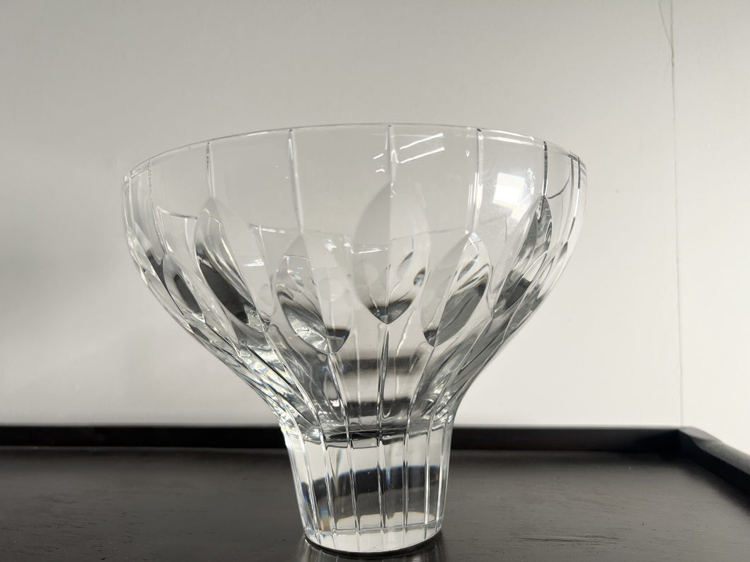 A Stuart Crystal “PRISM” Extra Large Fruit Bowl By John Luxton