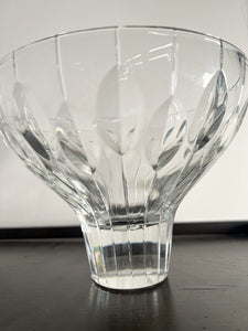 A Stuart Crystal “PRISM” Extra Large Fruit Bowl By John Luxton