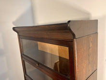 Load image into Gallery viewer, Antique Mahogany Globe Wernicke Style Bookcase