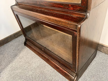 Load image into Gallery viewer, Antique Mahogany Globe Wernicke Style Bookcase