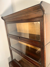 Load image into Gallery viewer, Antique Mahogany Globe Wernicke Style Bookcase