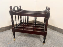 Load image into Gallery viewer, A Regency Style Canterbury Antique Book Stand Period Mahogany