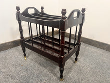 Load image into Gallery viewer, A Regency Style Canterbury Antique Book Stand Period Mahogany