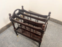 Load image into Gallery viewer, A Regency Style Canterbury Antique Book Stand Period Mahogany