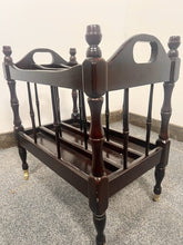 Load image into Gallery viewer, A Regency Style Canterbury Antique Book Stand Period Mahogany