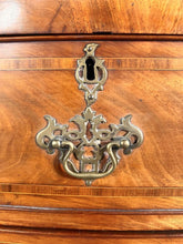 Load image into Gallery viewer, An Empire Bow Front Five Drawer Chest With Rope Turned Columns