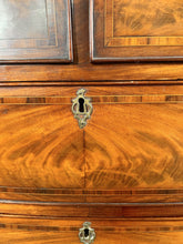 Load image into Gallery viewer, An Empire Bow Front Five Drawer Chest With Rope Turned Columns