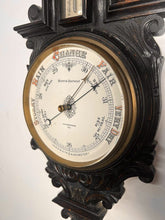 Load image into Gallery viewer, A Victorian Polished Oak Banjo Barometer Made By Mappin Brothers Of London c.1885