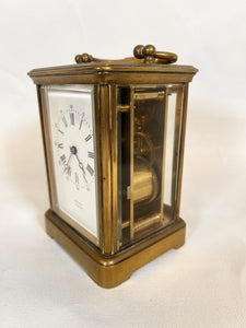 A Brass Carriage Clock Made By Richard Hardy Of Newark C.1825