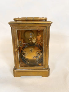 A Brass Carriage Clock Made By Richard Hardy Of Newark C.1825