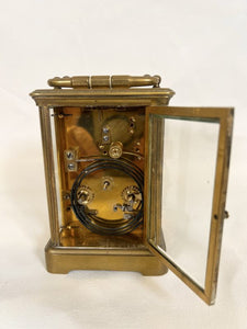 A Brass Carriage Clock Made By Richard Hardy Of Newark C.1825