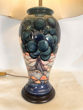 Load image into Gallery viewer, William John Moorcroft Pottery Cluny Pattern Table Lamp Designed By The Legendary Sally Tuffin