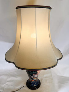 William John Moorcroft Pottery Cluny Pattern Table Lamp Designed By The Legendary Sally Tuffin