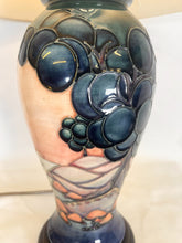 Load image into Gallery viewer, William John Moorcroft Pottery Cluny Pattern Table Lamp Designed By The Legendary Sally Tuffin