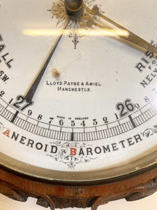 Large Antique Lloyd Payne And Amiel Aneroid Barometer