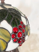 Load image into Gallery viewer, Tiffany Studios New York Style Light With Grapes And Vine Leaves