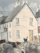 Load image into Gallery viewer, Anchored At The Quay By Ruth Parker Beautifully Mounted And Framed Under Glass