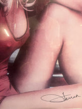 Load image into Gallery viewer, Original Vintage Farrah Fawcett Majors Red Swim Suit The Best Selling Poster Of All Time Signed £125.00