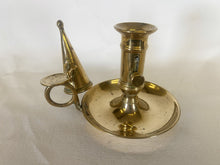Load image into Gallery viewer, Vintage Brass Chamberstick Complete With Snuffer