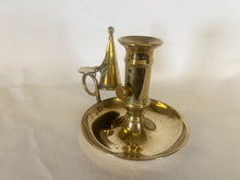 Load image into Gallery viewer, Vintage Brass Chamberstick Complete With Snuffer