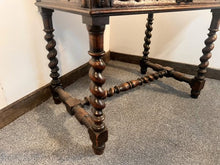 Load image into Gallery viewer, A Superb Hand Carved Oak Greenman Table Circa 1875 With Amazing Detail
