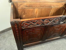 Load image into Gallery viewer, A William III Period Coffer Constructed From Richly Patinated Oak C. 1700