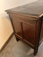 Load image into Gallery viewer, A William III Period Coffer Constructed From Richly Patinated Oak C. 1700
