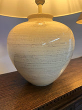 Load image into Gallery viewer, A Matching Pair Of Beautiful Polished Stone Effect Table Lamps