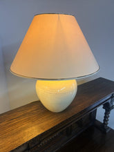Load image into Gallery viewer, A Matching Pair Of Beautiful Polished Stone Effect Table Lamps