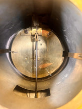 Load image into Gallery viewer, A Victorian Black Slate Mantel Clock Timepiece With Skeletonised Dial Bearing Gilt Roman Numerals