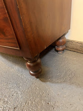 Load image into Gallery viewer, Antique English Flame Mahogany Bow Front Chest of Drawers