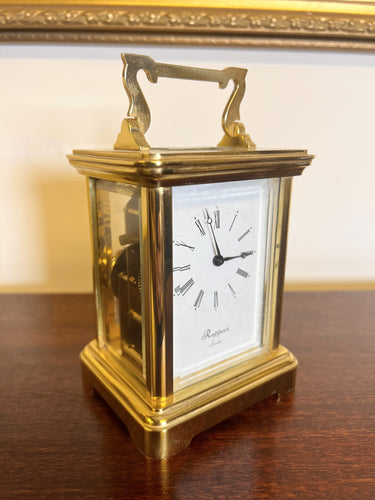An English Brass Striking Carriage Clock By ‘Rapport Of London’ Circa 1920