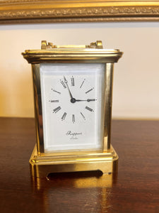 An English Brass Striking Carriage Clock By ‘Rapport Of London’ Circa 1920