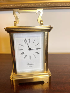 An English Brass Striking Carriage Clock By ‘Rapport Of London’ Circa 1920