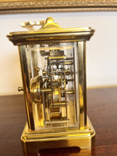 Load image into Gallery viewer, An English Brass Striking Carriage Clock By ‘Rapport Of London’ Circa 1920