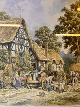 Load image into Gallery viewer, John L. Chapman Painting “Delivering The Milk” Pencil Signed Lower Right With Fine Art Guild Stamp