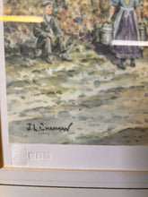 Load image into Gallery viewer, John L. Chapman Painting “Delivering The Milk” Pencil Signed Lower Right With Fine Art Guild Stamp