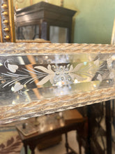 Load image into Gallery viewer, A Stunning Venetian Mirror With Etched And Cut Glass Decoration And Shaped Flowers To The Corners