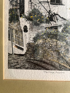 “The Forge Polperro” Painted By John Bandrick Of Penzance