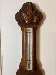 George III Mahogany Banjo Barometer By J J Lockwood Preston