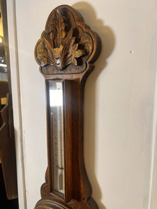 George III Mahogany Banjo Barometer By J J Lockwood Preston