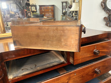 Load image into Gallery viewer, An Impressive Large Flame Mahogany Scotch Chest Flanked With Octagonal Columns