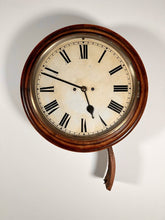 Load image into Gallery viewer, An immaculate large mahogany cased twin Fusee Striking wall clock housed in a mahogany case