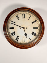 Load image into Gallery viewer, An immaculate large mahogany cased twin Fusee Striking wall clock housed in a mahogany case